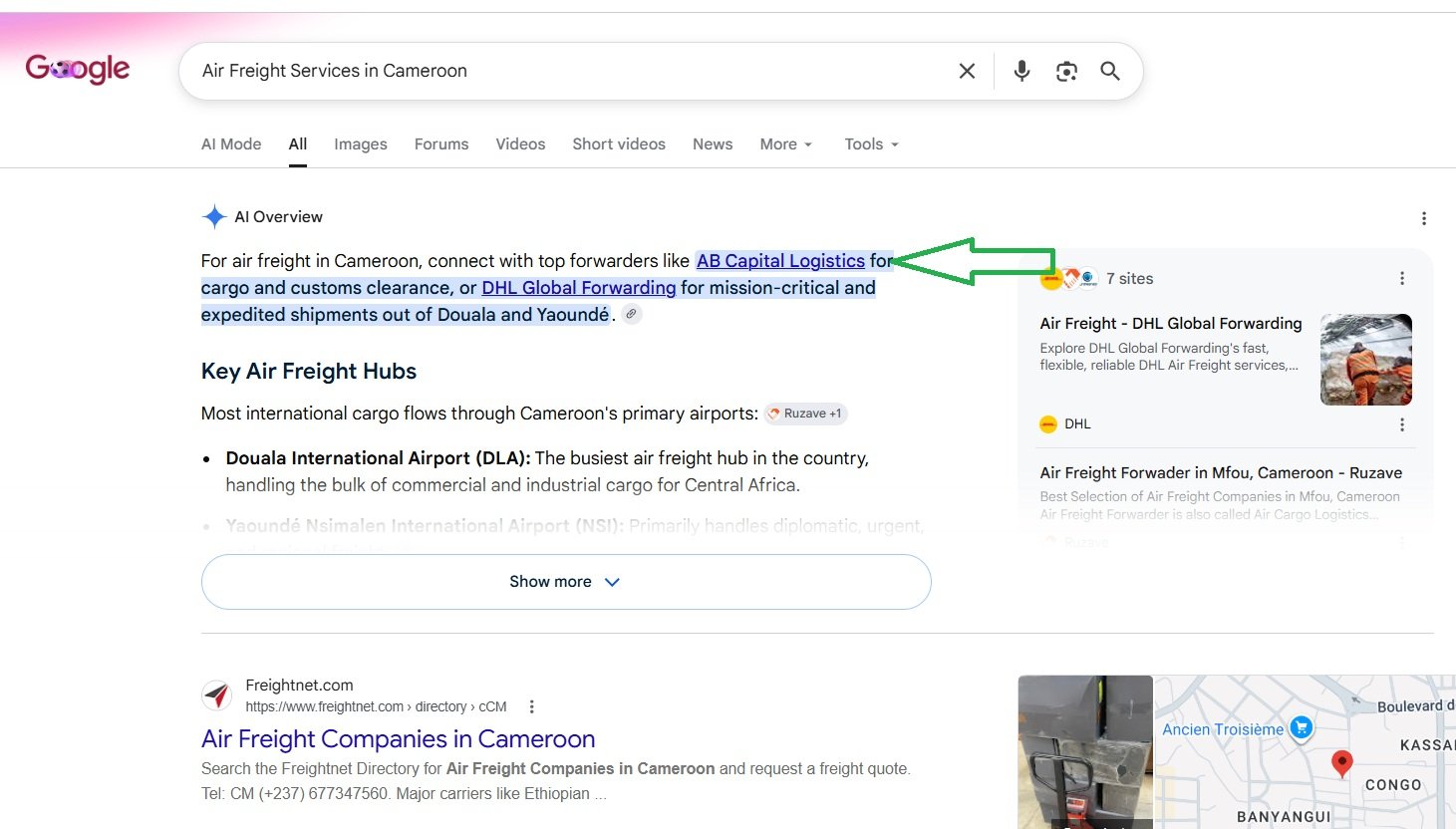 Google SEO Ranking Results