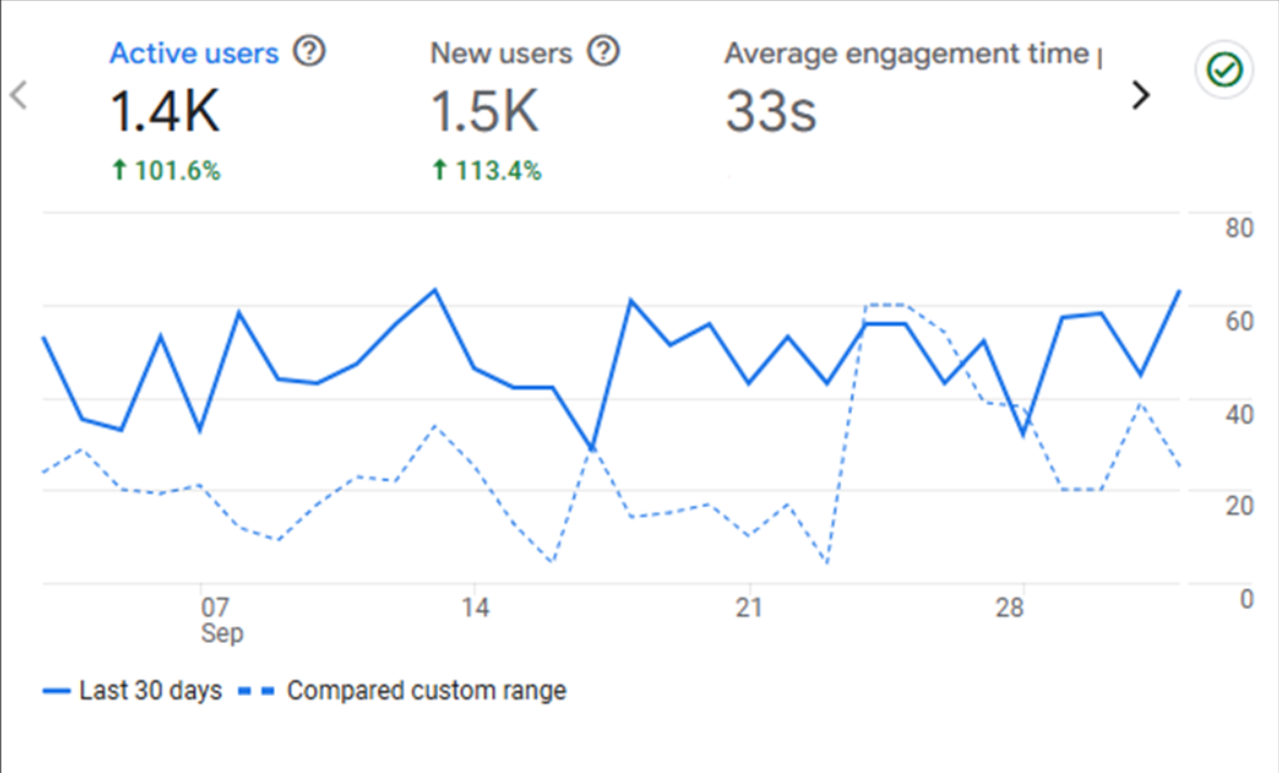 SEO ranking and visibility result 1