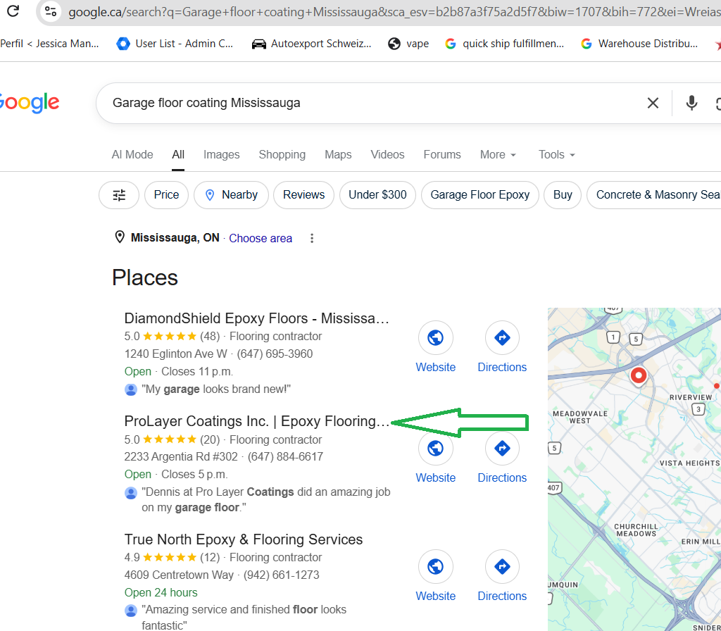 Google SEO Ranking Results