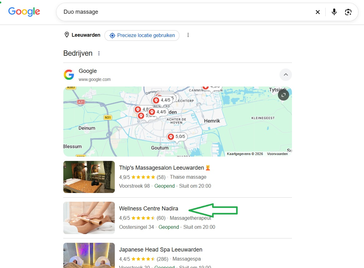 Google SEO Ranking Results